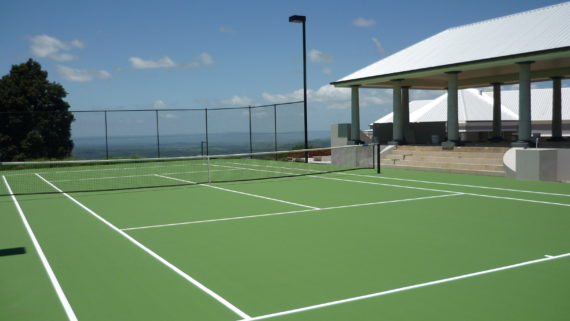 Private Synthetic Tennis Court 2b
