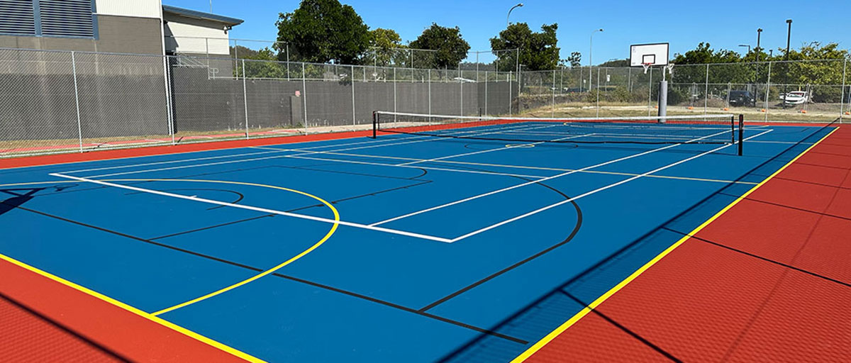 Netball Springfield Complex Springfield Central State School - Premier Sports and Leisure